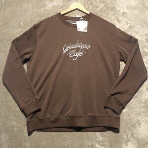 Denim & Flower Men’s Sweatshirt Botanical Whispers Grindstone Café Sz XL (0194)